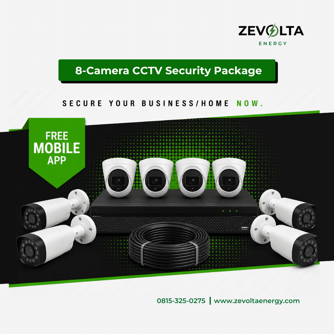 8-Camera CCTV Security Package