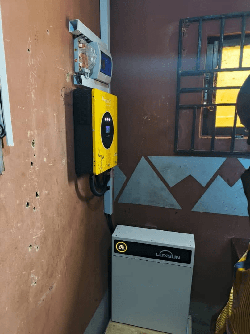 6kva Hybrid Inverter 10kwh lithium battery installation Set-Up