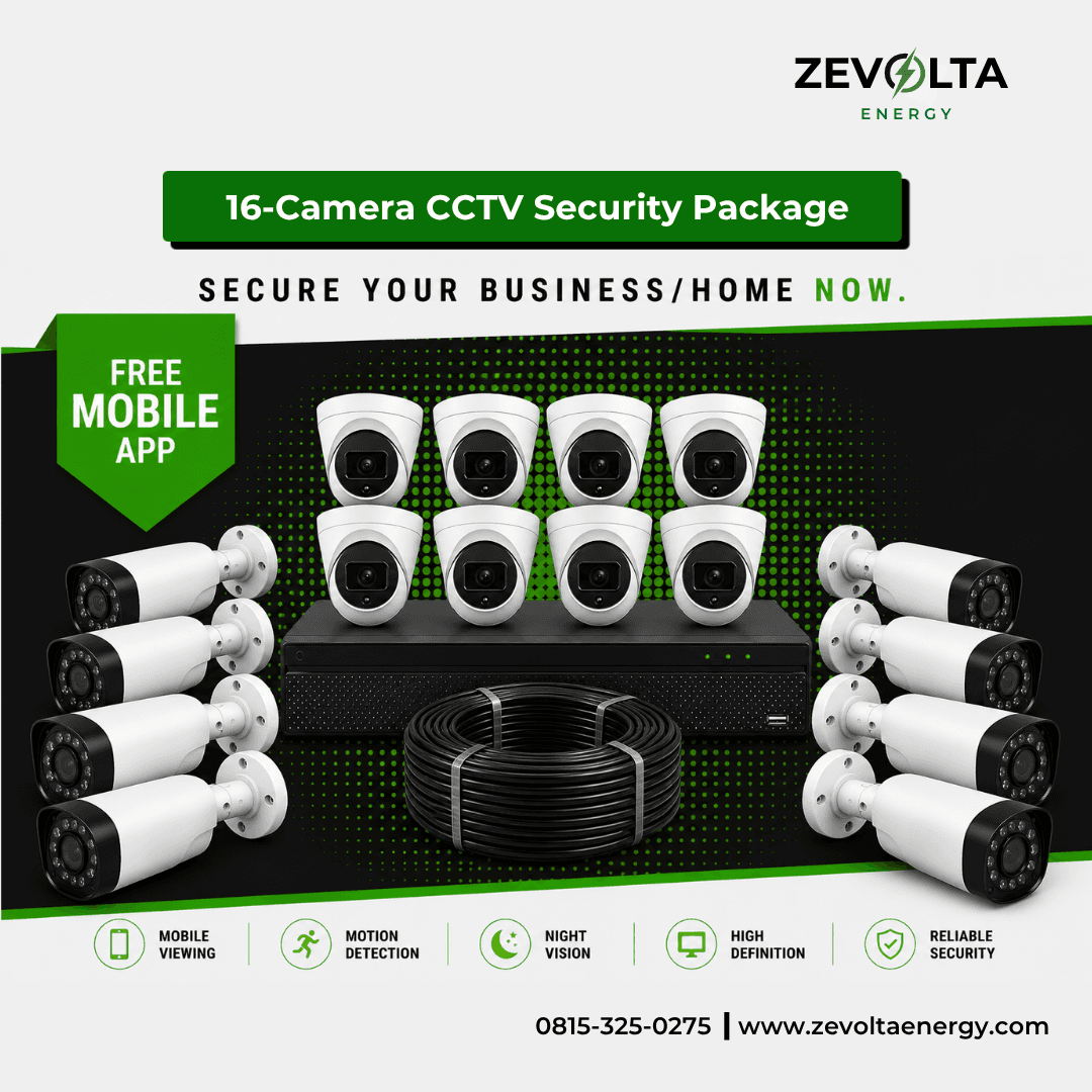 16-Camera CCTV Security Package