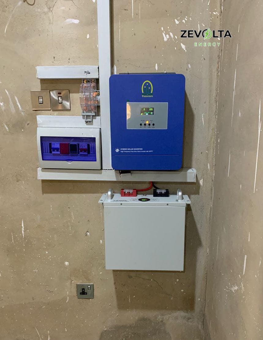Home solar + inverter, Ibadan